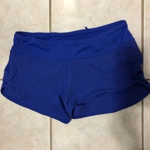 Lululemon Blue Speed Shorts